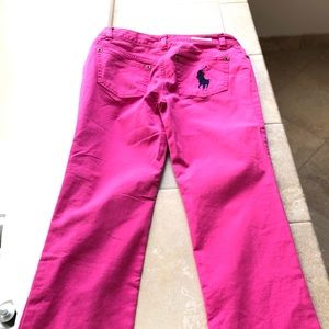 Ralph Lauren Polo Girls pink pants size 10